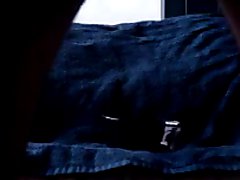 He stuffs cum condoms in ass