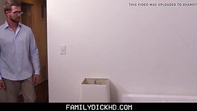 Teenager Step Son Drilled By Step Grandpa After Caught Watching Porn