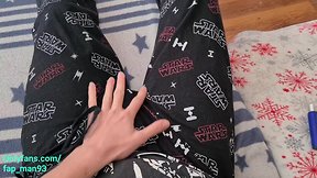 I’m home alone again so i stroke my huge penis until i reach gorgeous climax