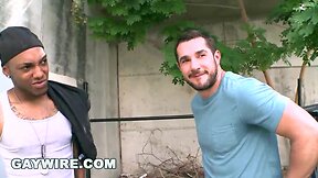 Gaywire gangsta by the name of cheese bread gets his thug bum spread