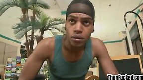 Stud doggystyle fucked by a big cock POV