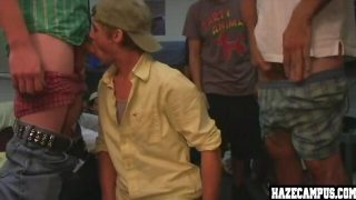 Forced straight blowjob – scene 4