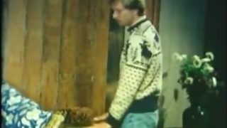 Retro gay hardcore with skiers