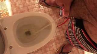 Pissing, Wanking, Cumming (Public Toilet) 2