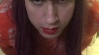 A night of obedient sissy slut fun