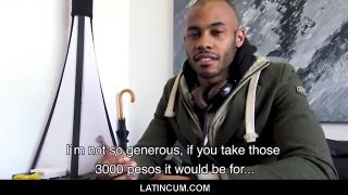 Interracial pov: gay filmmaker pays straight latino jock for raw anal action